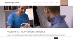 Desktop Screenshot of fysioterapeuterne.nu